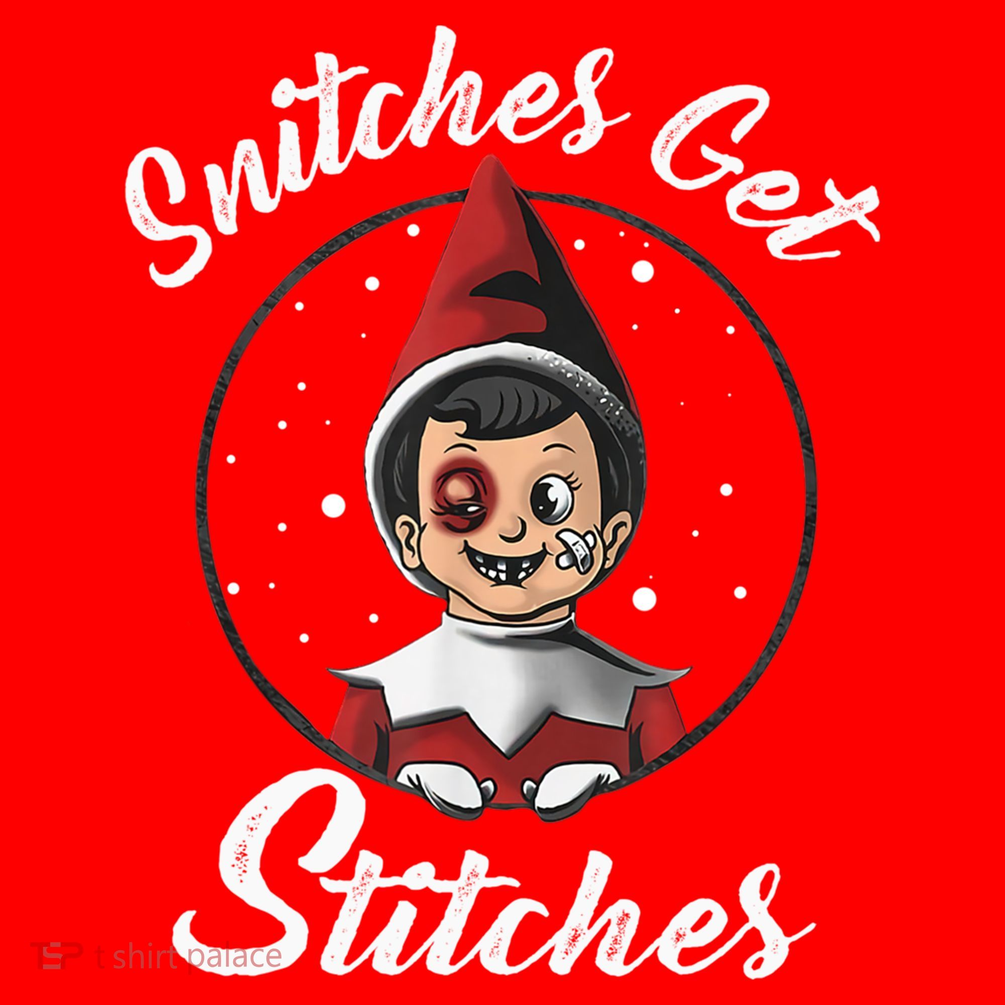 Snitches Get Stitches The Elf Xmas Snitches Get Stitches Santa Hat