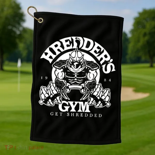 Shredder's Gym Golf Towel