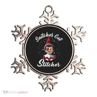 Snitches Get Stitches The Elf Xmas Snitches Get Stitches Ornament