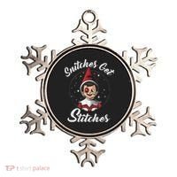 Snitches Get Stitches The Elf Xmas Snitches Get Stitches Ornament thumb 0