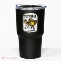 Softball Girl Softball Tumbler thumb 0