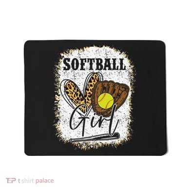 Softball Girl Softball Mousepad