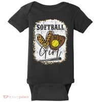Softball Girl Softball Baby Bodysuit thumb 0
