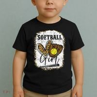 Softball Girl Softball Toddler T-Shirt thumb 2