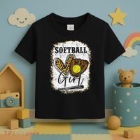 Softball Girl Softball Toddler T-Shirt thumb 3