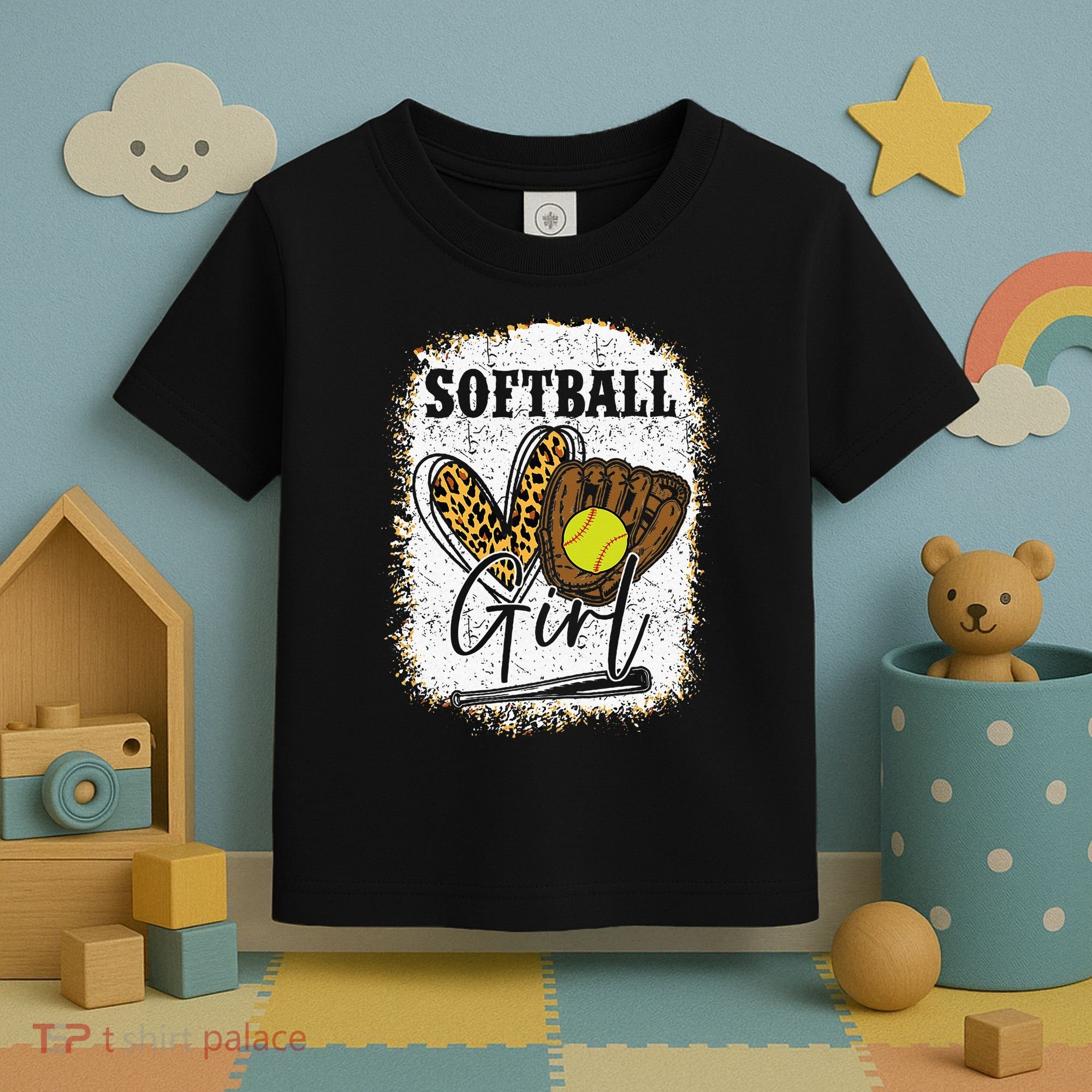 Softball Girl Softball Toddler T-Shirt