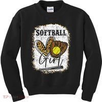 Softball Girl Softball Kids Sweatshirt thumb 0