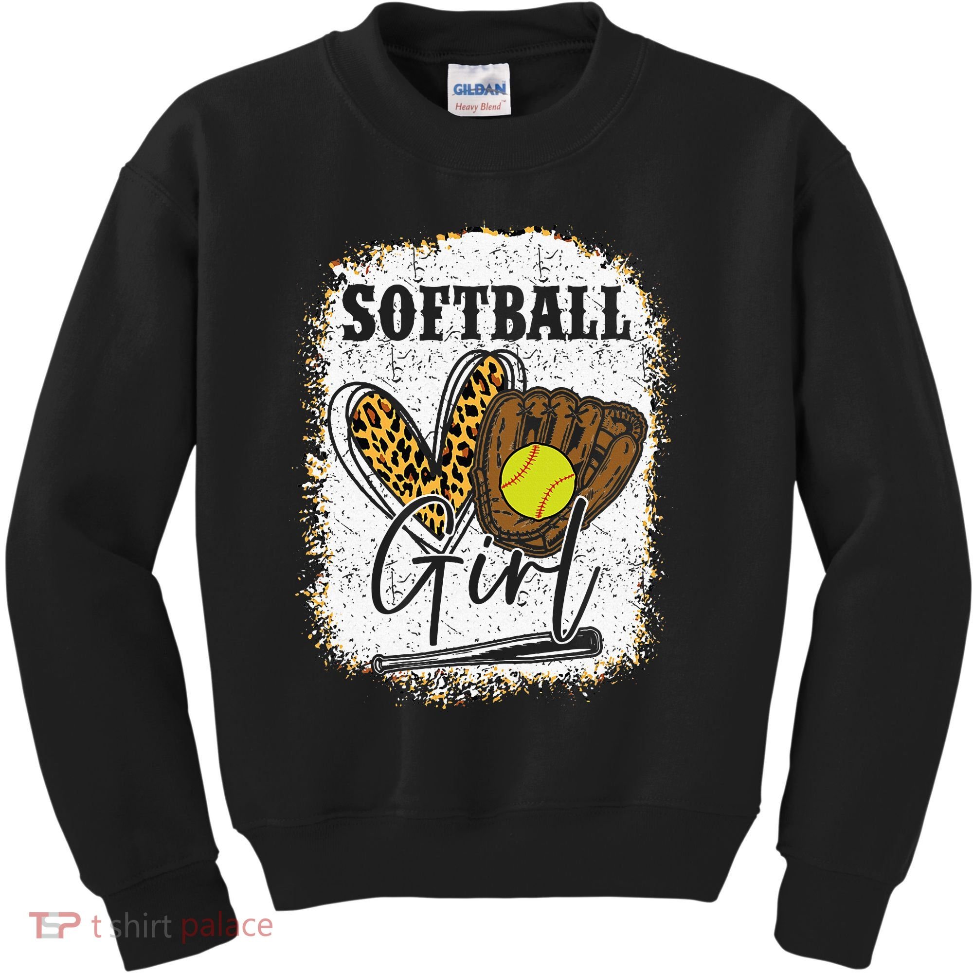 Softball Girl Softball Kids Sweatshirt