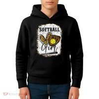 Softball Girl Softball Kids Hoodie thumb 4
