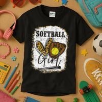 Softball Girl Softball Kids T-Shirt thumb 3