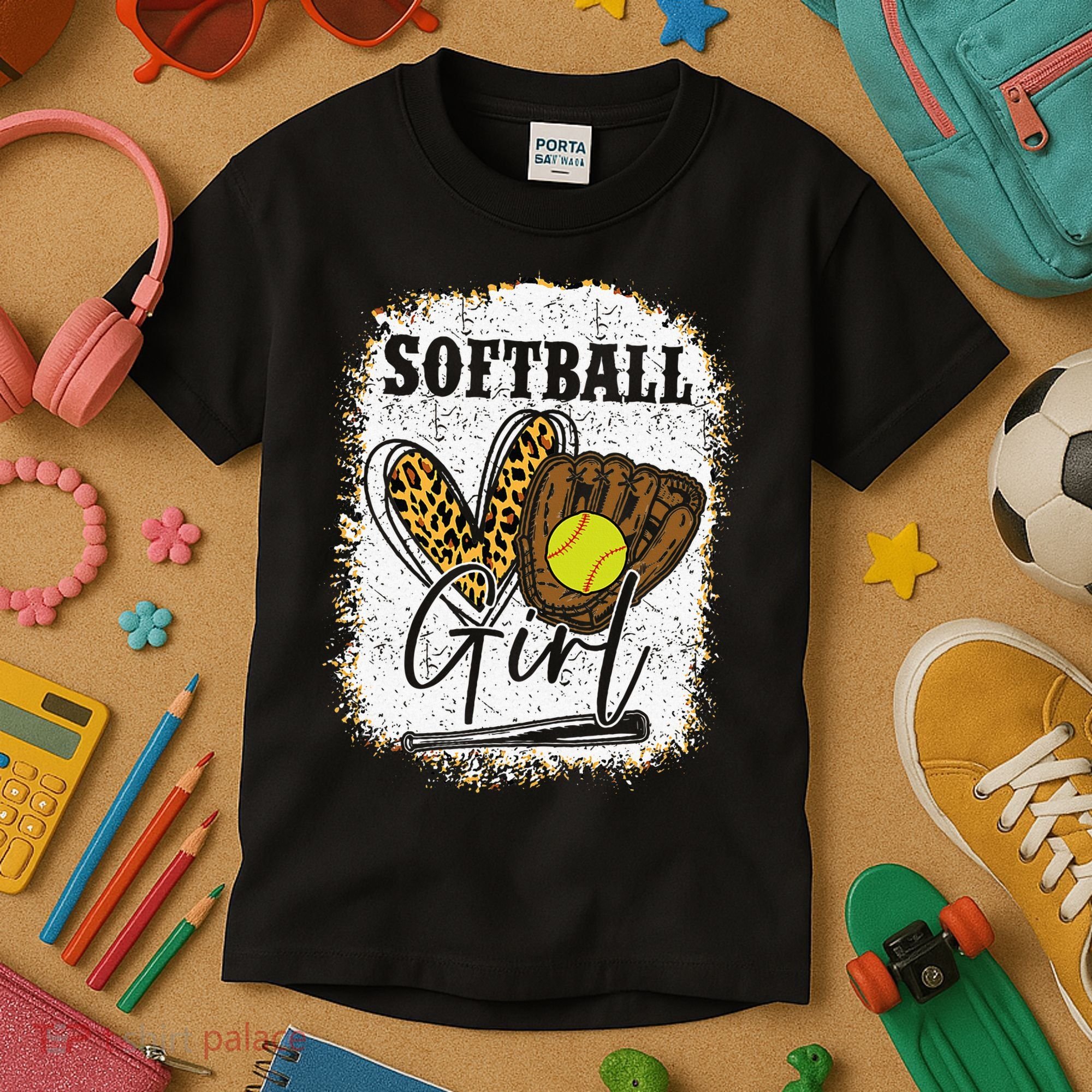 Softball Girl Softball Kids T-Shirt