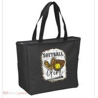 Softball Girl Softball Tote Bag thumb 2