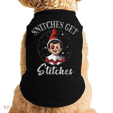SNITCHES GET STITCHES Doggie Tank