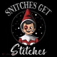 SNITCHES GET STITCHES Doggie Tank thumb 4
