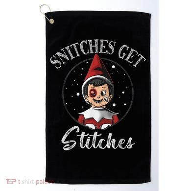 SNITCHES GET STITCHES Golf Towel