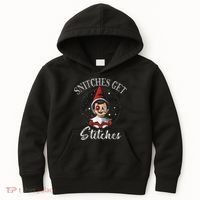 SNITCHES GET STITCHES Kids Hoodie thumb 0