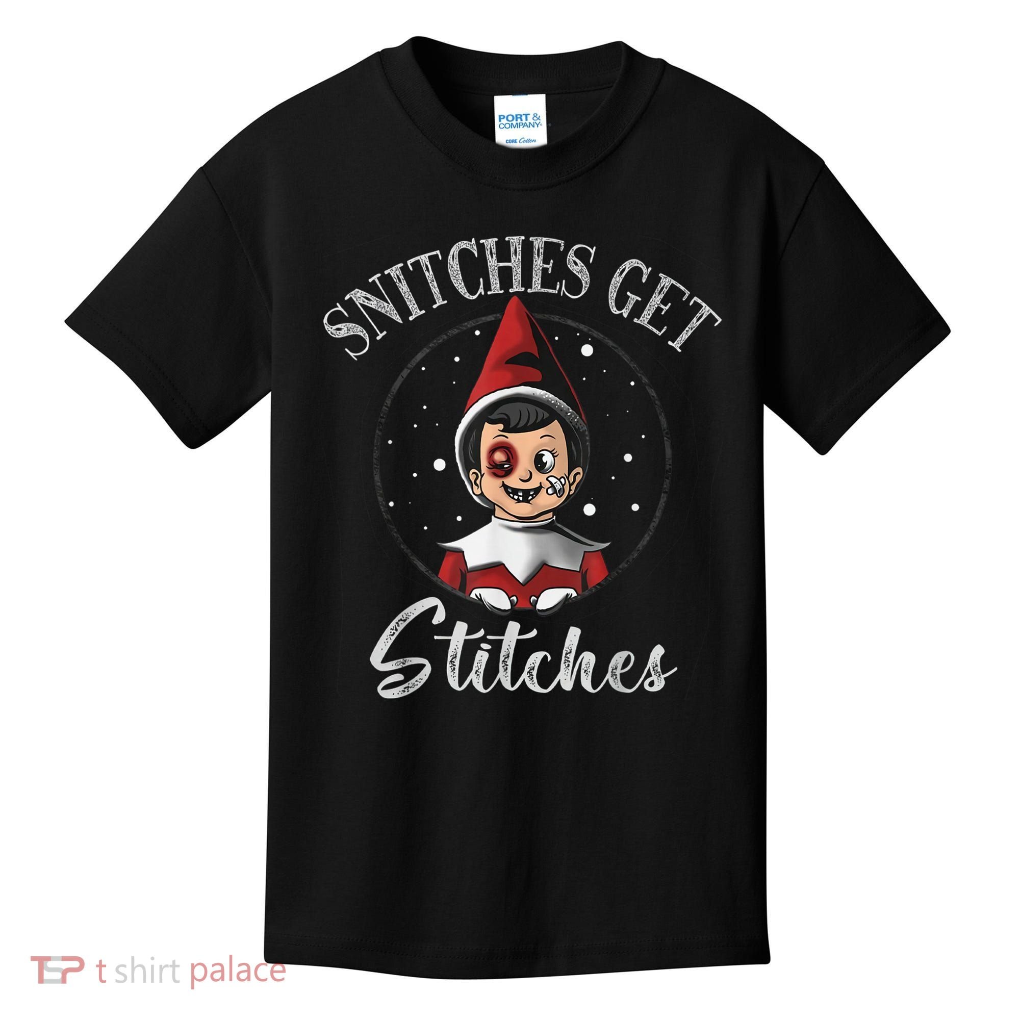 SNITCHES GET STITCHES Kids T-Shirt