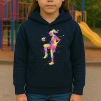 Soccer Girl Kids Hoodie thumb 3