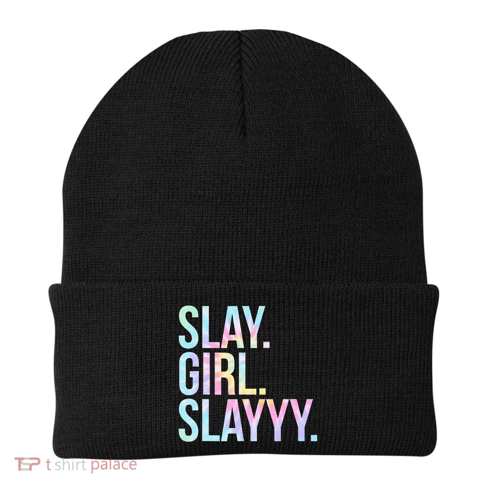 Slay Girl Slay Tie Dye Beanie