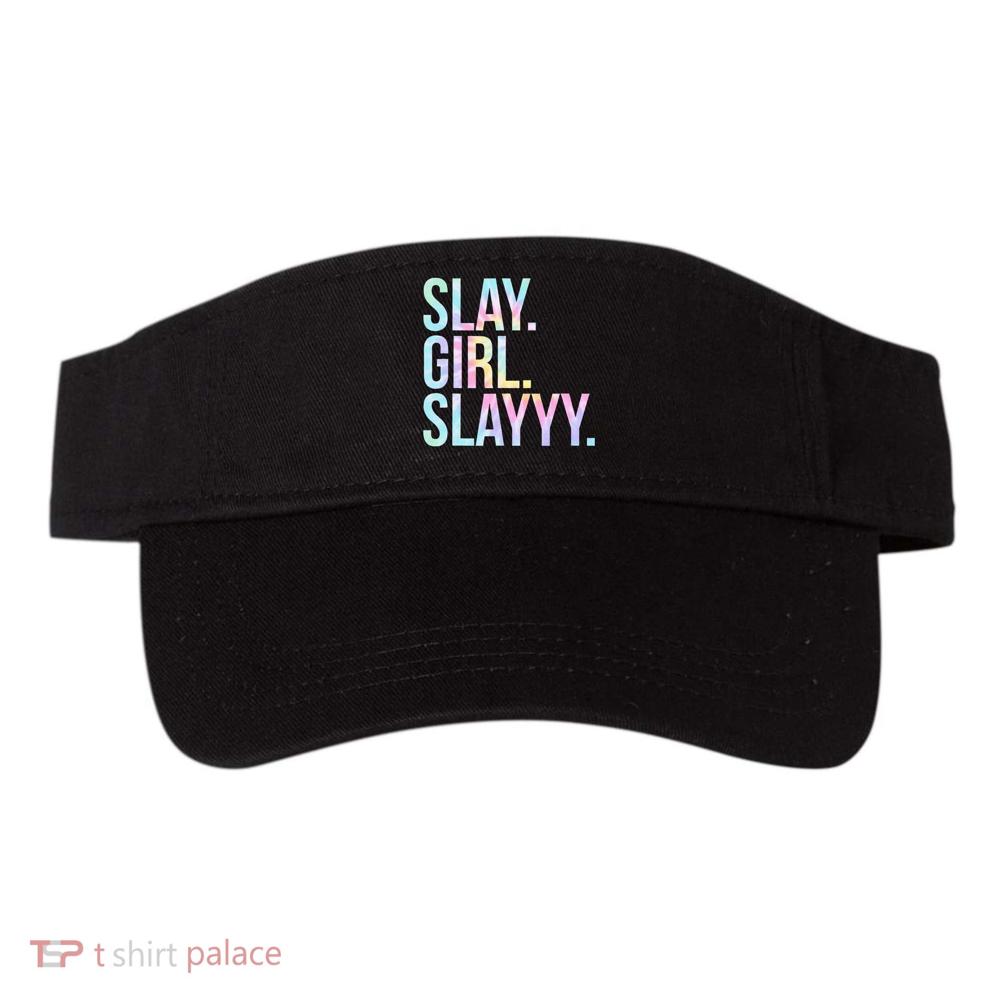 Slay Girl Slay Tie Dye Visor
