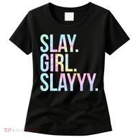 Slay Girl Slay Tie Dye Women's T-Shirt thumb 0