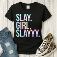 Slay Girl Slay Tie Dye Women's T-Shirt thumb 3