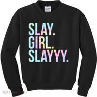 Slay Girl Slay Tie Dye Kids Sweatshirt thumb 0