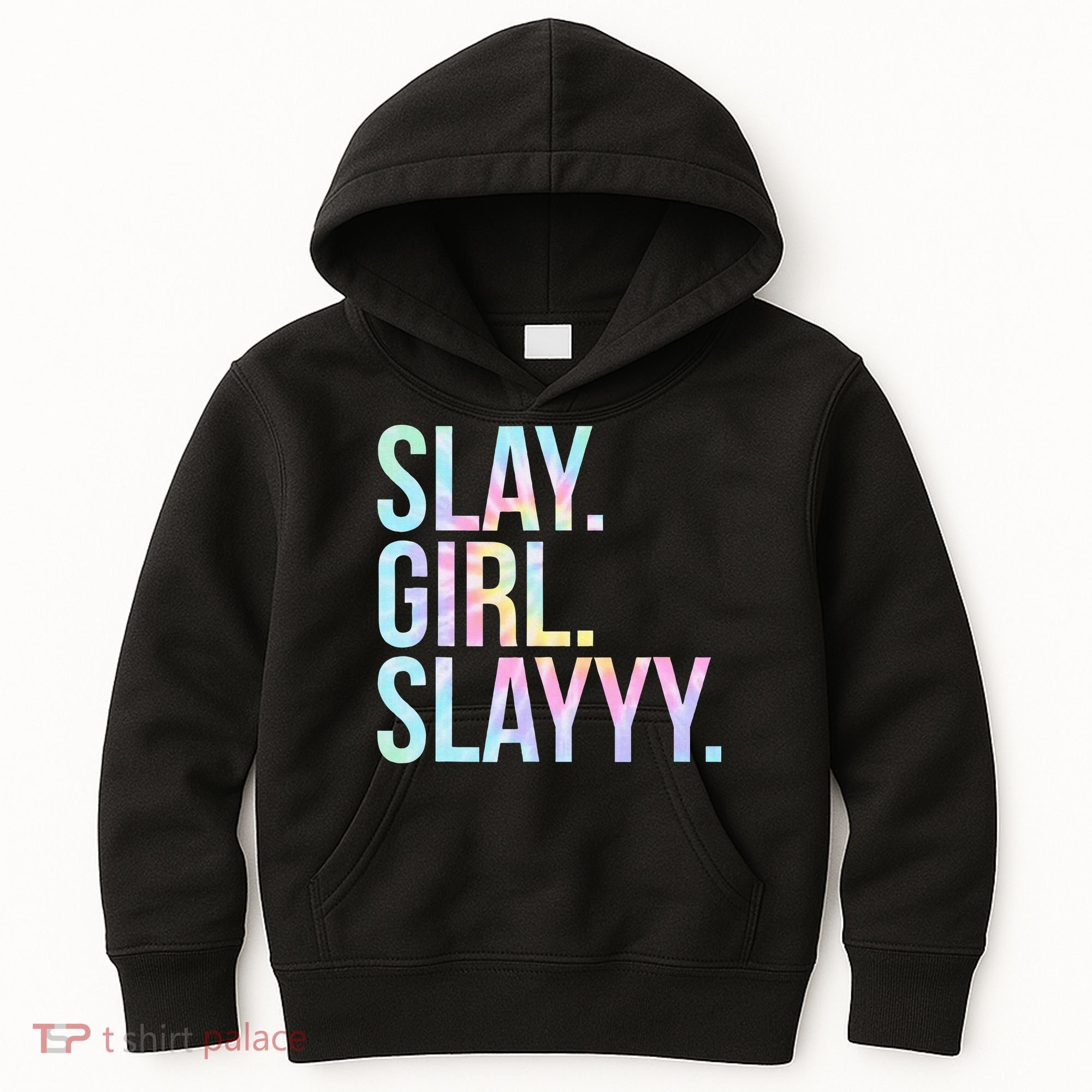 Slay Girl Slay Tie Dye Kids Hoodie