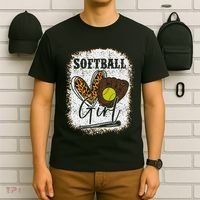 Softball Girl T-Shirt thumb 6