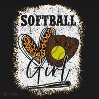 Softball Girl Button thumb 1