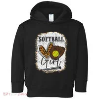 Softball Girl Toddler Hoodie thumb 0