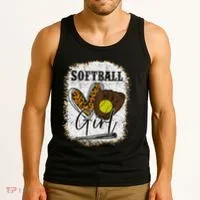 Softball Girl Tank Top thumb 3
