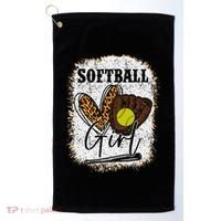 Softball Girl Golf Towel thumb 0