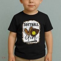 Softball Girl Toddler T-Shirt thumb 2