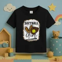 Softball Girl Toddler T-Shirt thumb 3