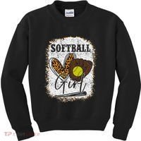 Softball Girl Kids Sweatshirt thumb 0