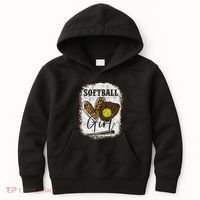 Softball Girl Kids Hoodie thumb 0