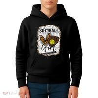 Softball Girl Kids Hoodie thumb 4