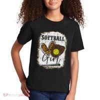 Softball Girl Kids T-Shirt thumb 2