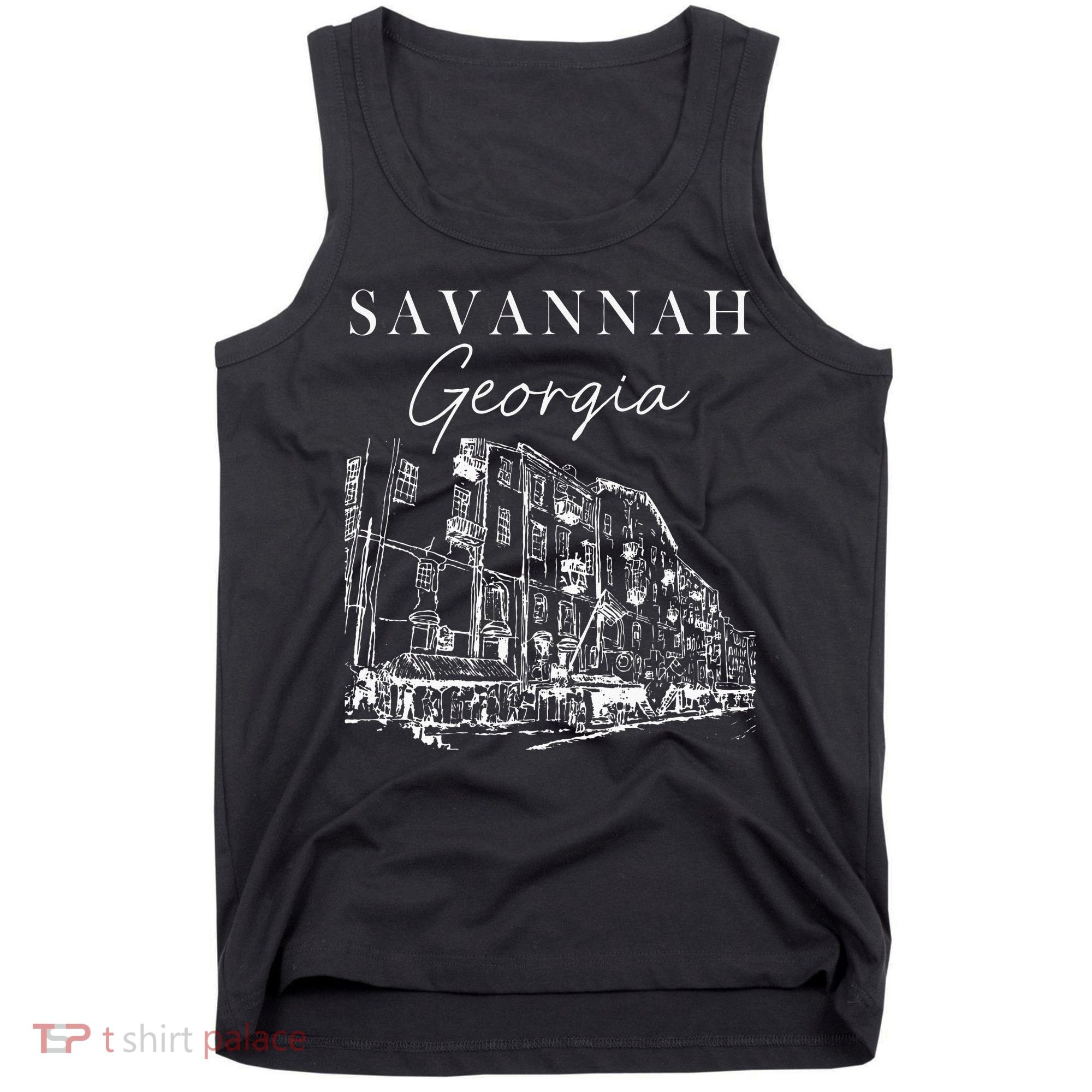 Savannah Georgia State Savannah Traveling Lover Georgia Tank Top