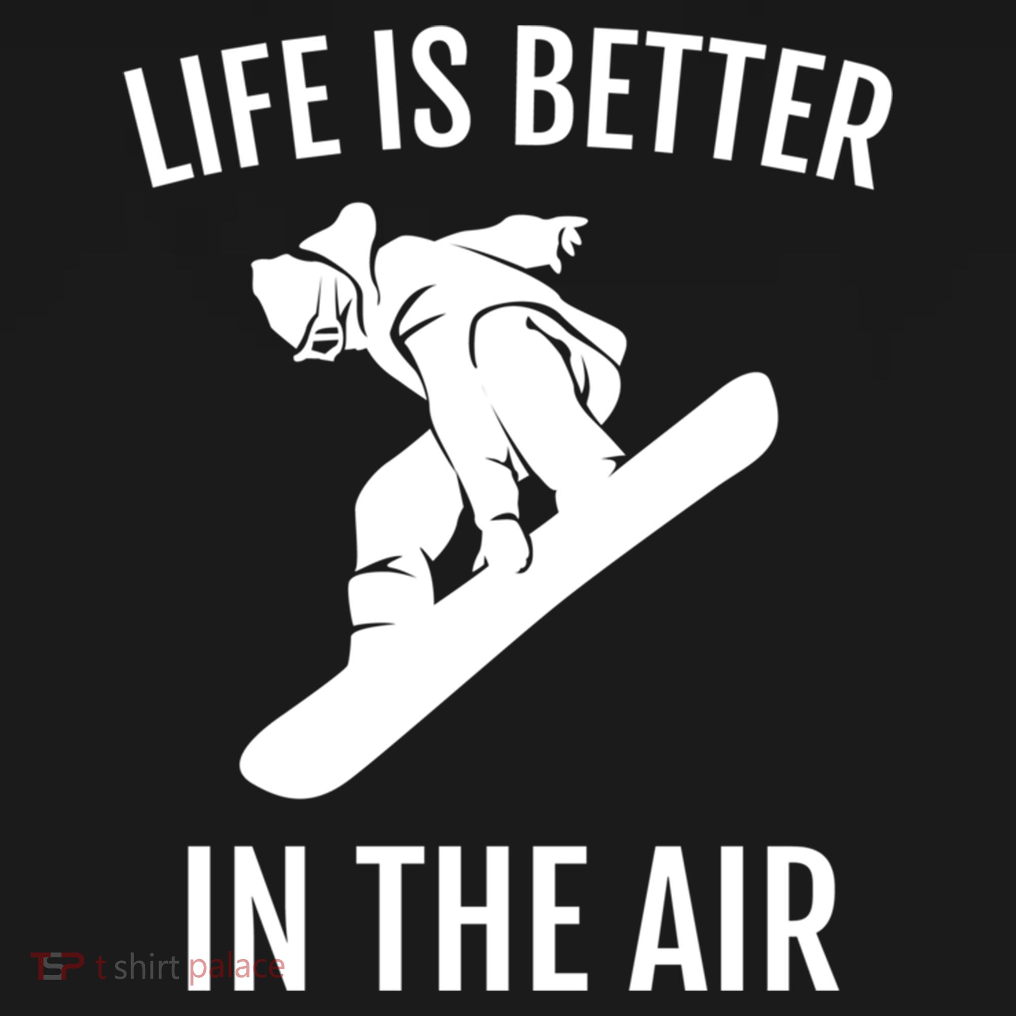Snowboard Graphic Snowboarding Life Is Better In The Air Gift Ornament