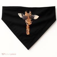 Sunglasses Giraffe USA-Made Doggie Bandana thumb 0