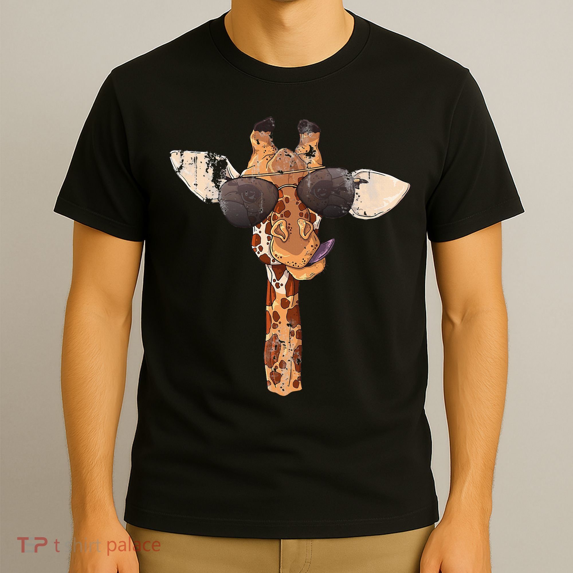 Sunglasses Giraffe T-Shirt