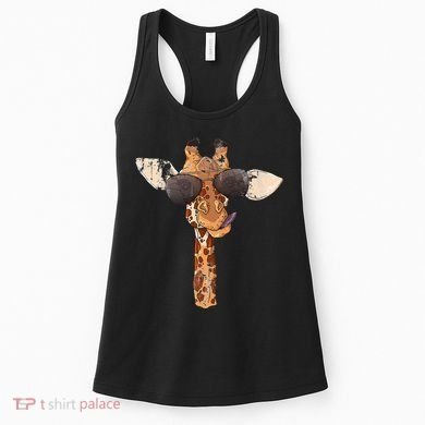 Sunglasses Giraffe Women's Tank Top