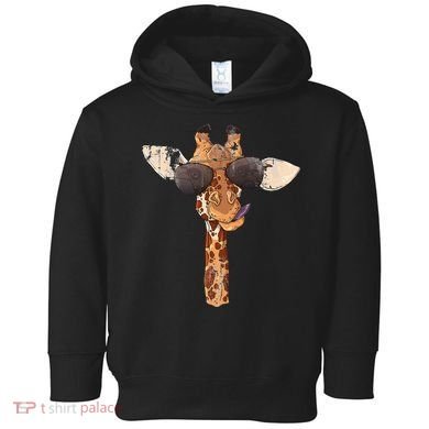 Sunglasses Giraffe Toddler Hoodie