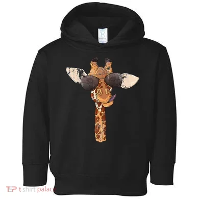 Sunglasses Giraffe Toddler Hoodie