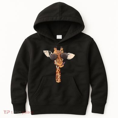 Sunglasses Giraffe Kids Hoodie