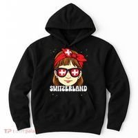 Swiss Girl Switzerland Hoodie thumb 0