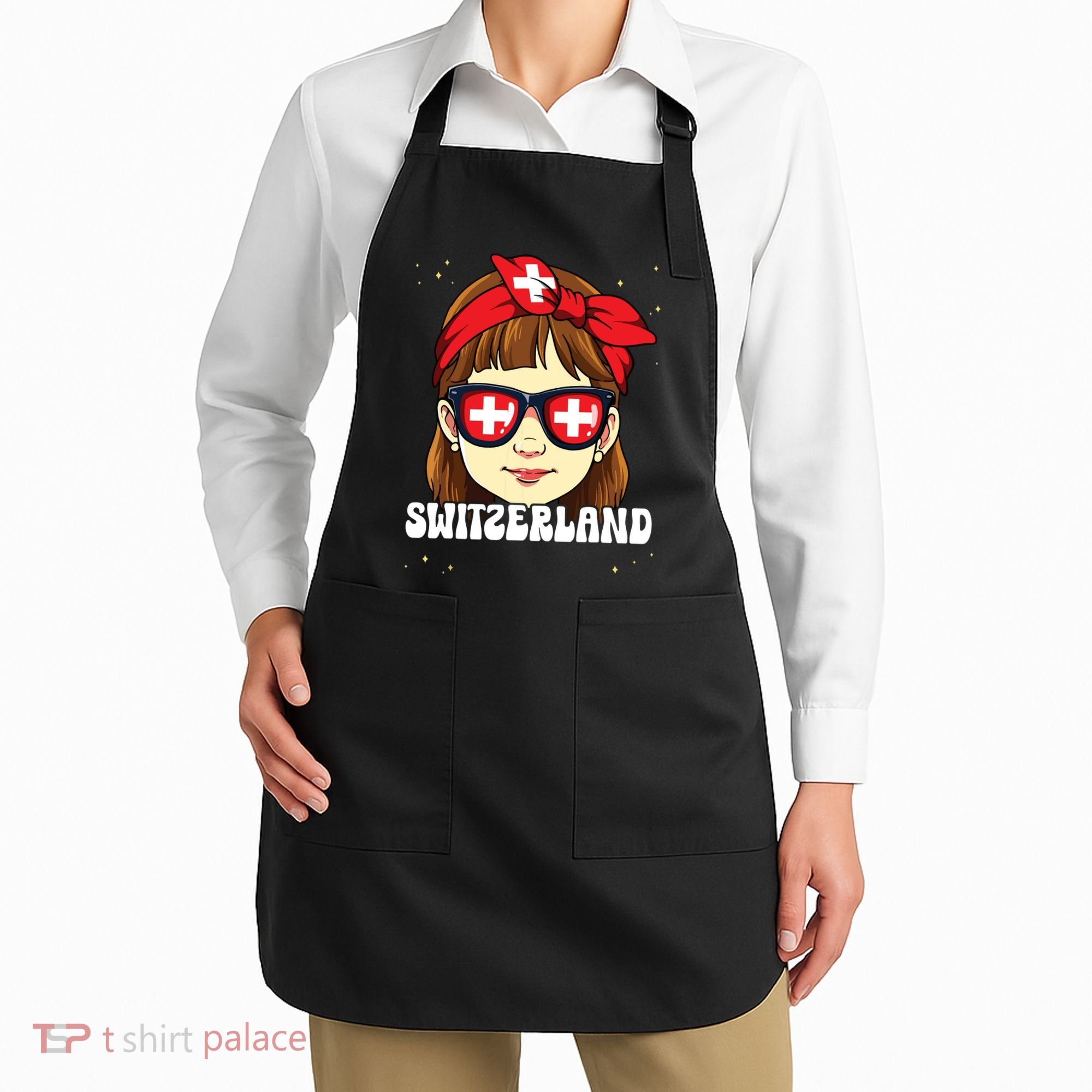 Swiss Girl Switzerland Apron