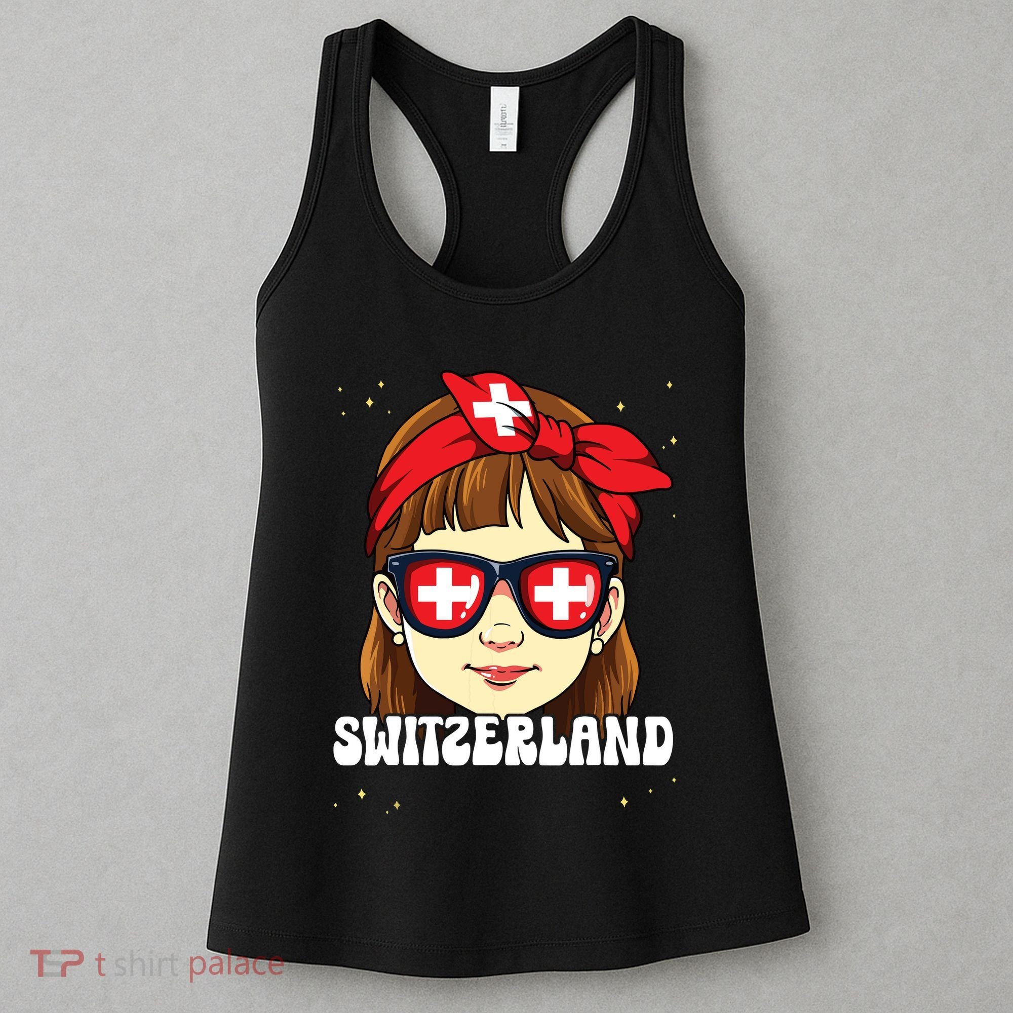 Swiss Girl Switzerland Women's Tank Top